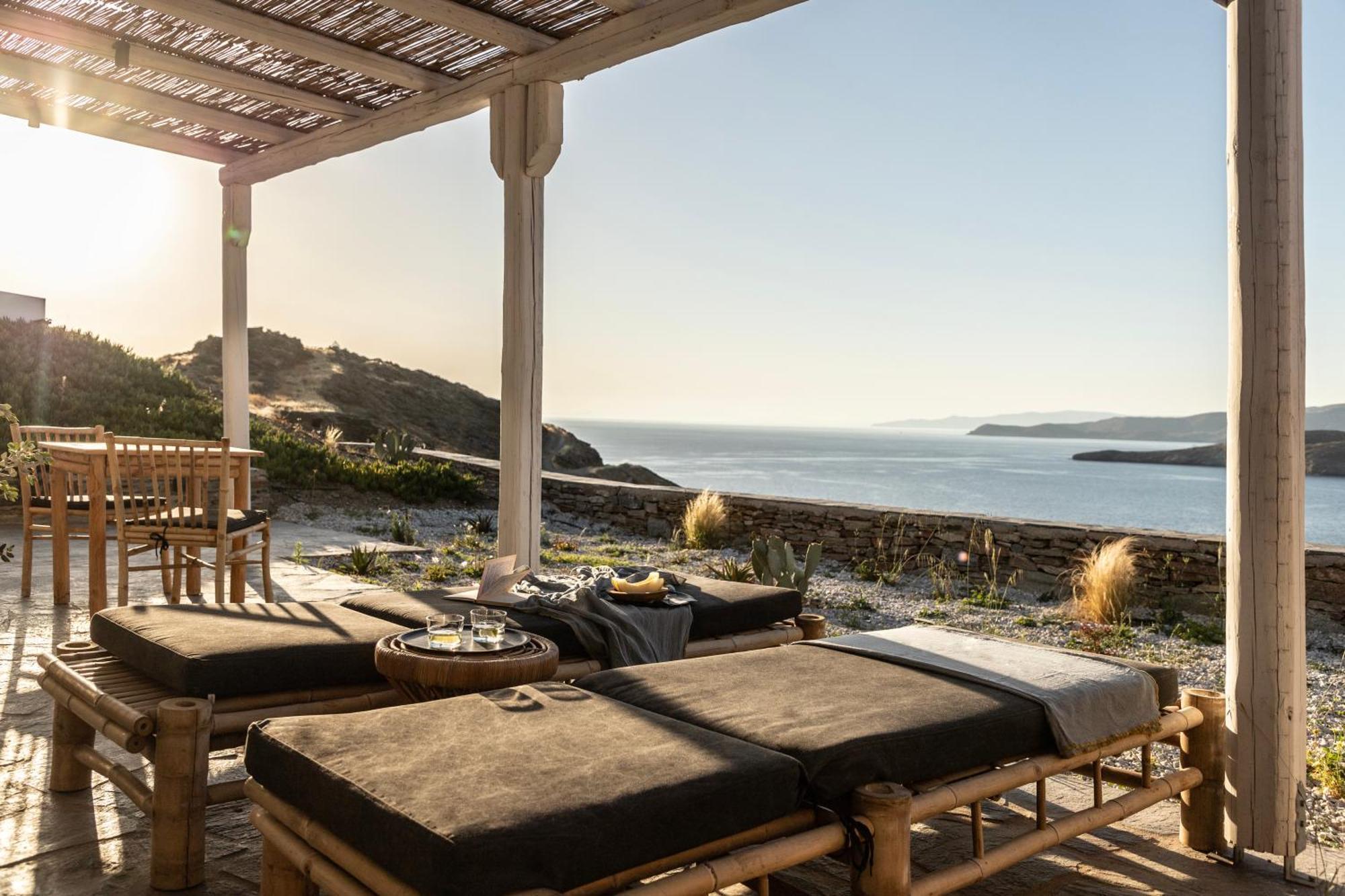Stimata Hotel Kythnos Bagian luar foto